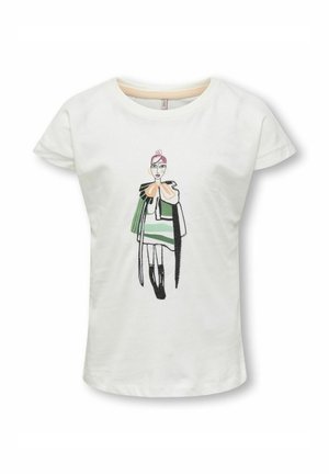 KOGLADY LIFE MIX - T-shirt print - cloud dancer