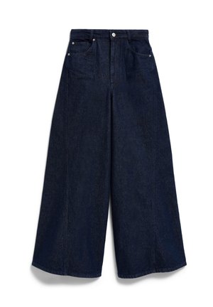 IVY OAK PHAEDRA - Wide leg - dark indigo denim