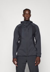 Oakley NORDIC MID FULL ZIP HOOD - Giacca in pile - blackout