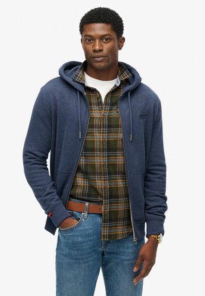 Zip-up sweatshirt - heritage navy marl