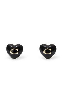 SIGNATURE HEART - Earrings - black