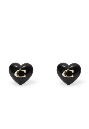 SIGNATURE HEART - Korvakorut - black