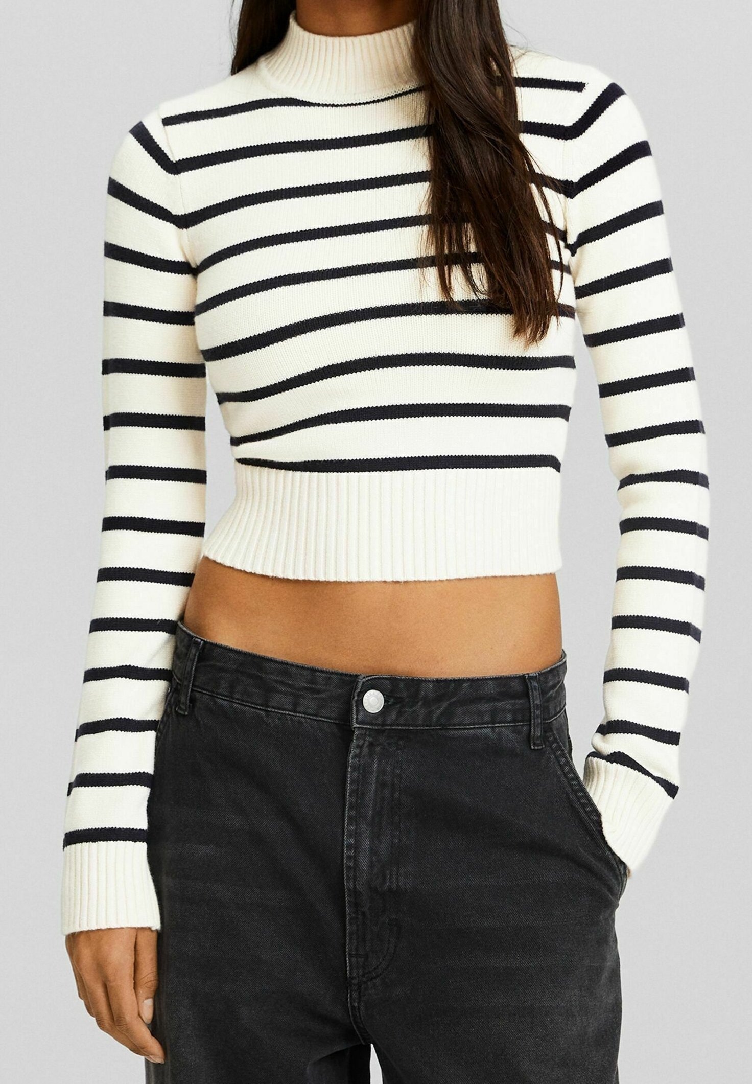 Maglione Bianco Maglioni Lunghi A Collo Alto Maglioni Lunghi Maxi