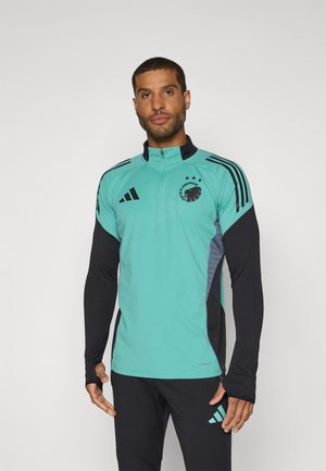 adidas Performance FC COPENHAGEN 1/4 ZIP TOPS - Article de supporter d'équipe de club - fade ocean/black/onix