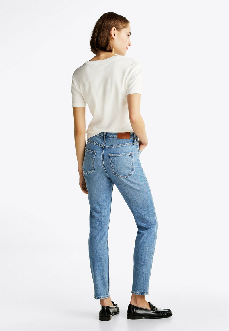 tommy hilfiger slim cigarette jeans Tommy Hilfiger CIGARETTE - Slim fit jeans - uma/blue denim