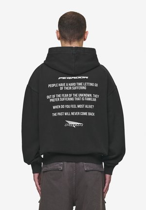 Pegador DUBOSE OVERSIZED JACKET - Zip-up sweatshirt - vintage black