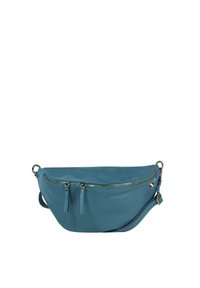 DrachenLeder Gürteltasche - blau