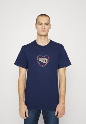 TEE - Print T-shirt - navy
