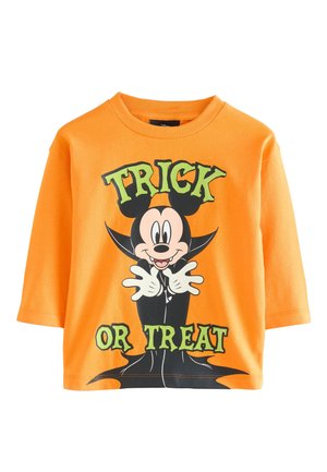 REGULAR FIT - MICKEY MOUSE - Top s dlhým rukávom - orange halloween