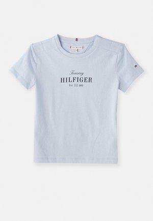Tommy Hilfiger SCRIPT TEE UNISEX - T-shirt imprimé - breezy blue