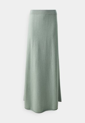 FTC Cashmere SKIRT - Maxi skirt - faded moss