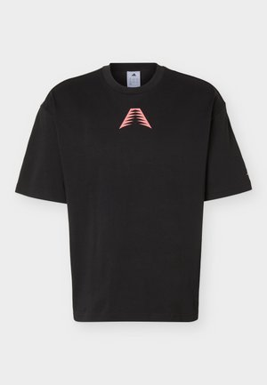 adidas Performance, ANTED BT2 TEE - Nyomott mintás póló - black/solar turbo