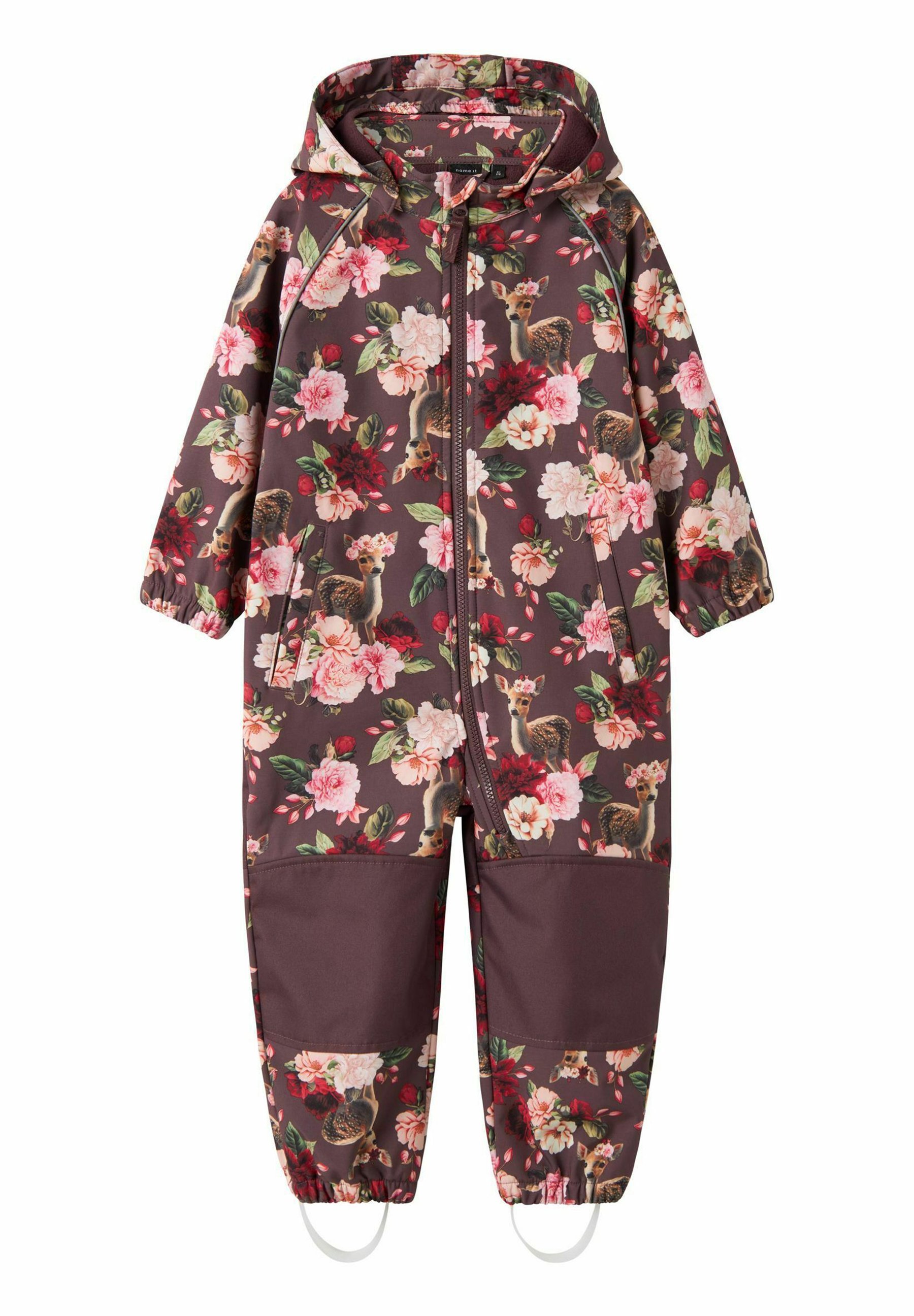 NAME IT Baby Mädchen Regenanzug - Nbfmaxi Suit Mit Einhorn Motiv