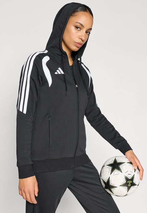 adidas TIRO26 LEAGUE FULL ZIP HOODIE - Zip-up sweatshirt - black/white — photo 4