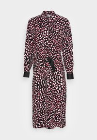 Tommy Hilfiger MIDIcDRESS - Vestido camiseiro - red/white/black