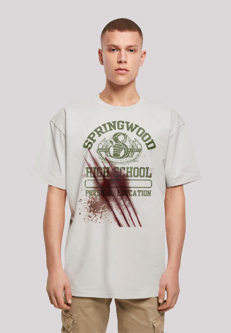 F4NT4STIC NIGHTMARE ON ELM STREET SPRINGWOOD SLASHER - T-shirt print - lightasphalt