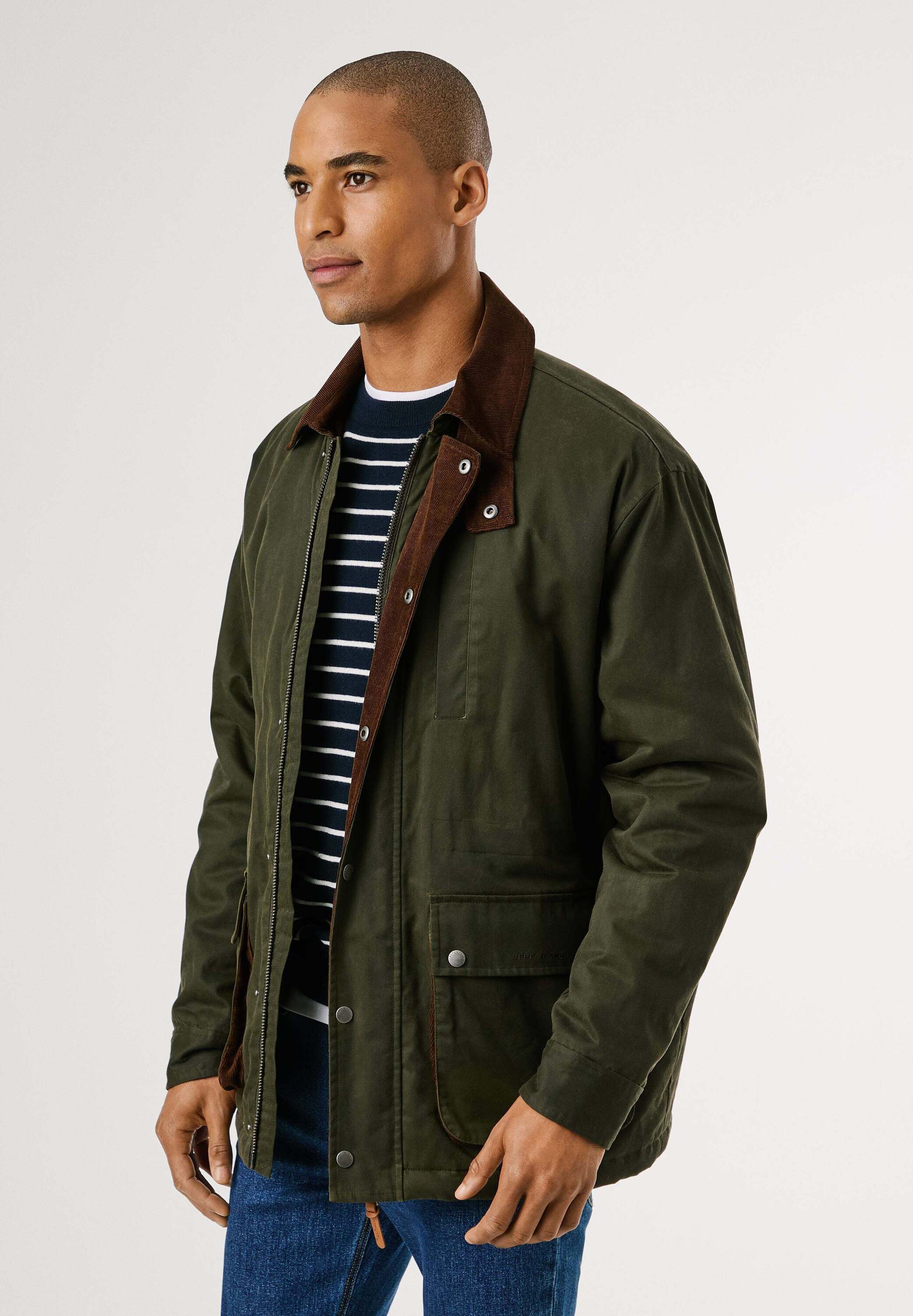 Barbour BEACON SPORTS JACKET - Veste légère - dark brown/olive