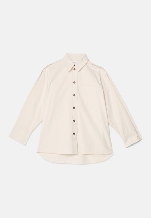 PLEAT DETAIL - Camisa - raw ecru