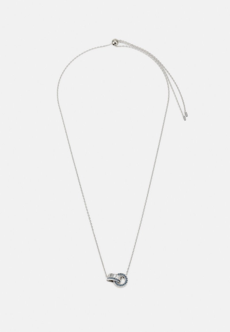 Swarovski HOLLOW PENDANT LINK Necklace silvercoloured/blue/silver