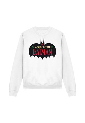 Warner Brothers, MERRY LITTLE BATMAN LOGO - Sweatshirt - white
