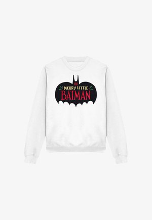 Warner Brothers, MERRY LITTLE BATMAN LOGO - Sweatshirt - white