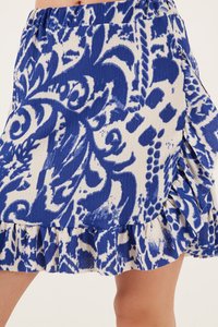 LELA Fustă în formă de A - blue