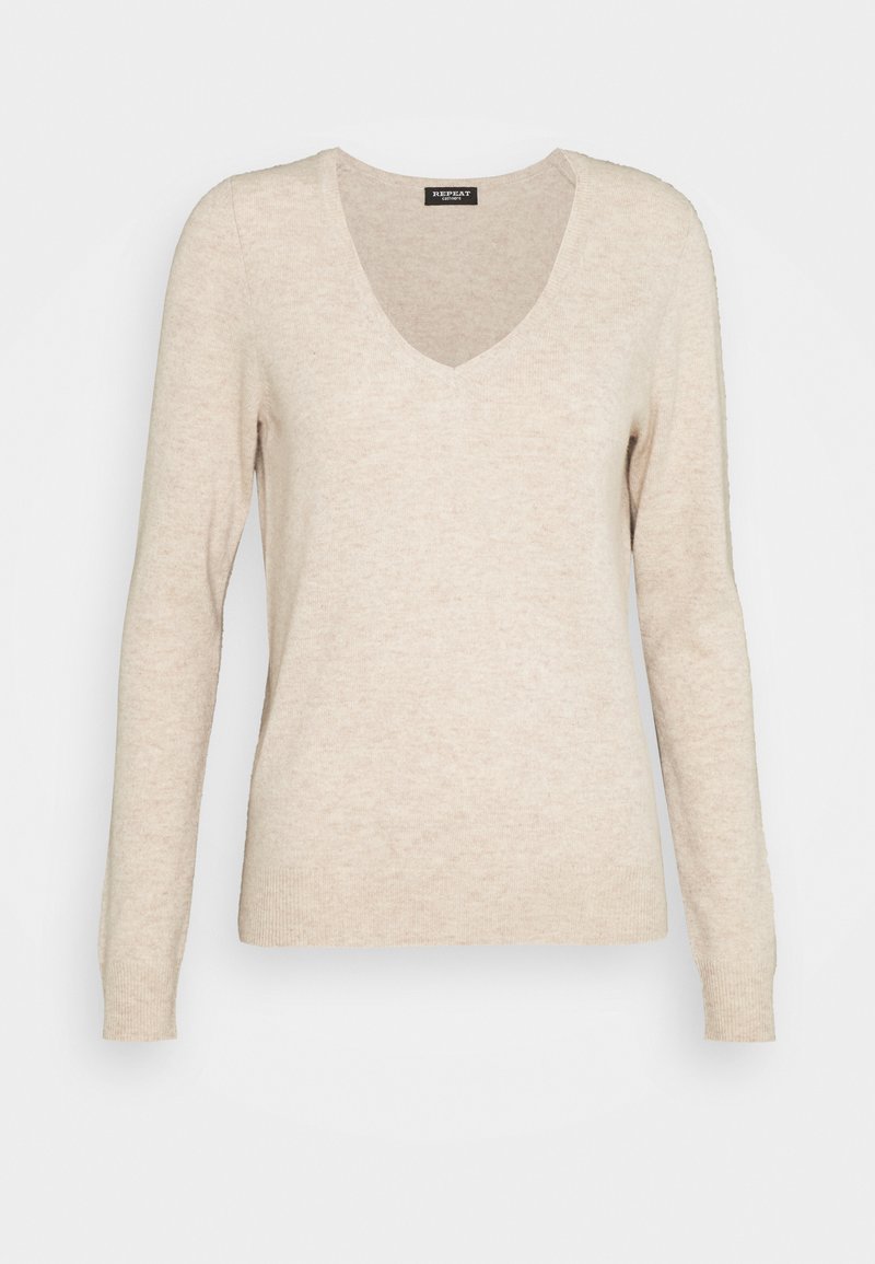 Repeat SWEATER - Camisola - beige