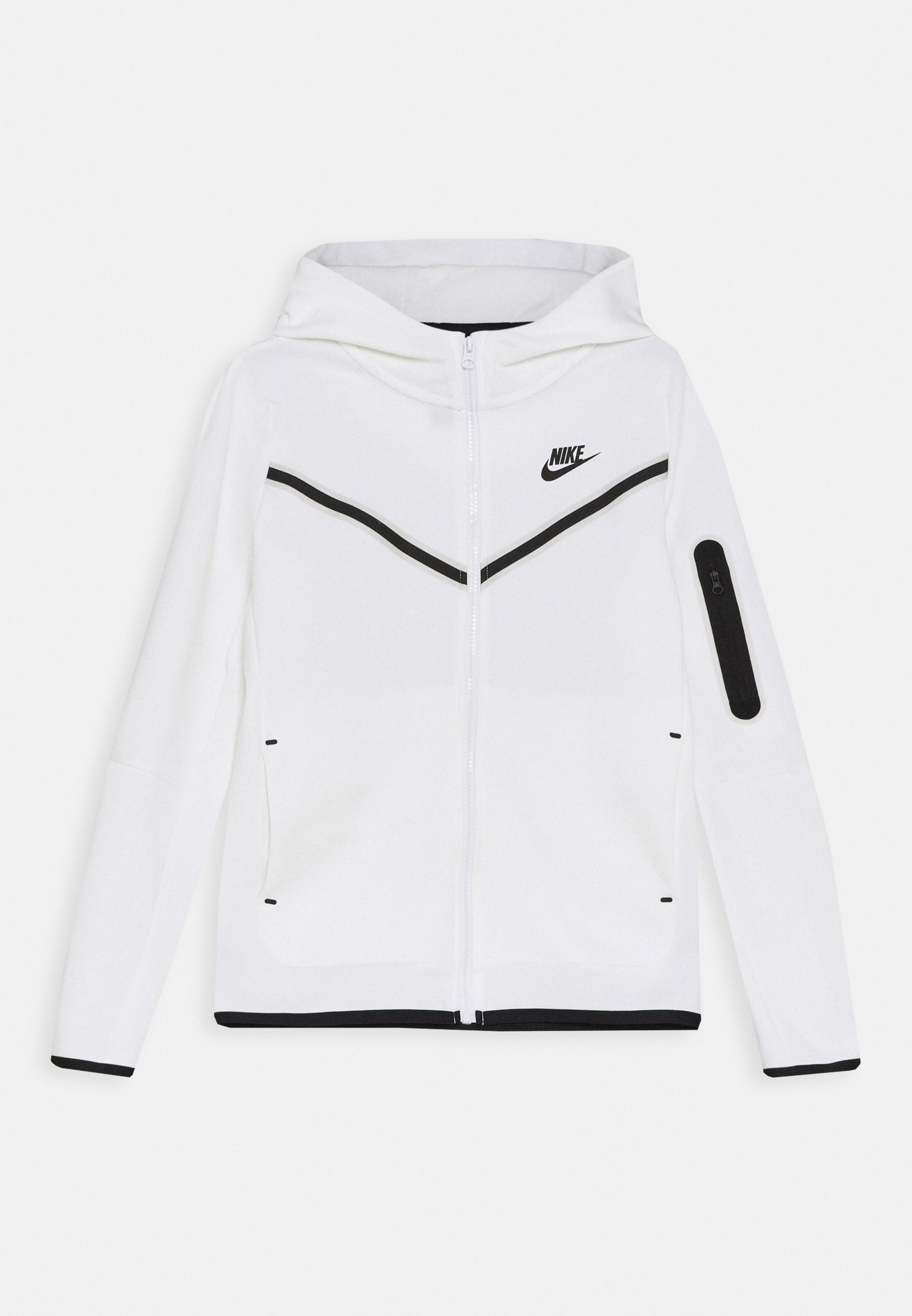 weiße nike strickjacke