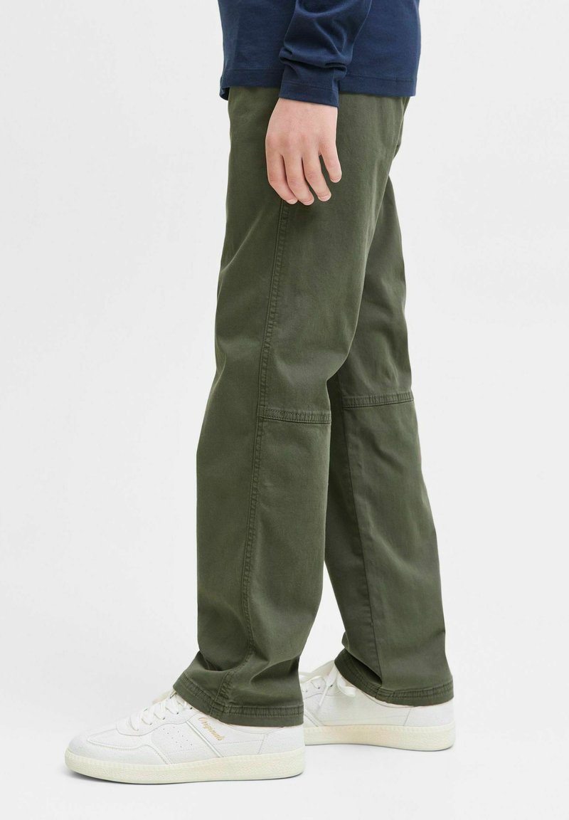 JACK & JONES Pantaloni Classici Chino Relaxed Fit - Con Tasche, Chiusura Zip, Orli Ripiegati, 98% Cotone 2% Spandex - 6