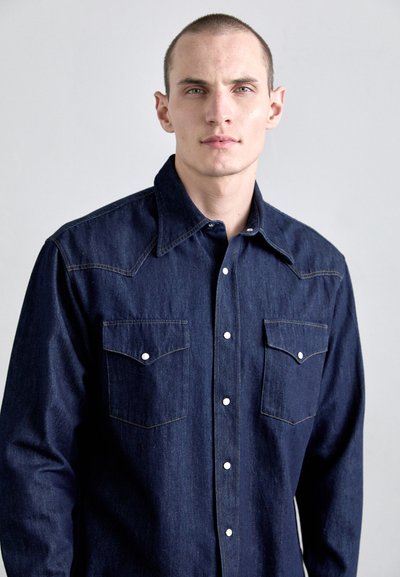 NN.07 RICKY  - Button down-skjorte - blue denim
