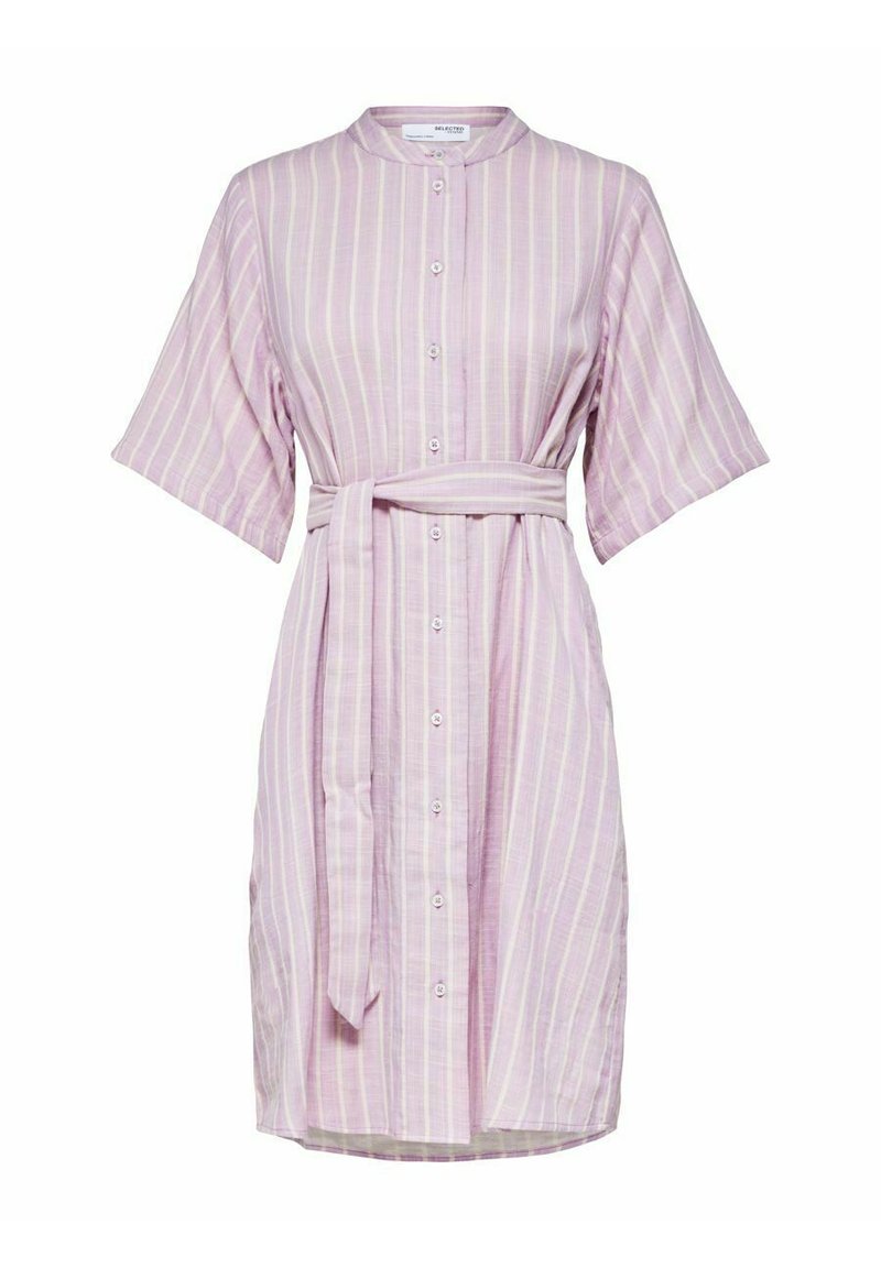 Damen Freizeitkleider | Selected Femme Blusenkleid african violet/lila - DL24624 Damen Freizeitkleider | Selected Femme Blusenkleid african violet/lila - DL24624