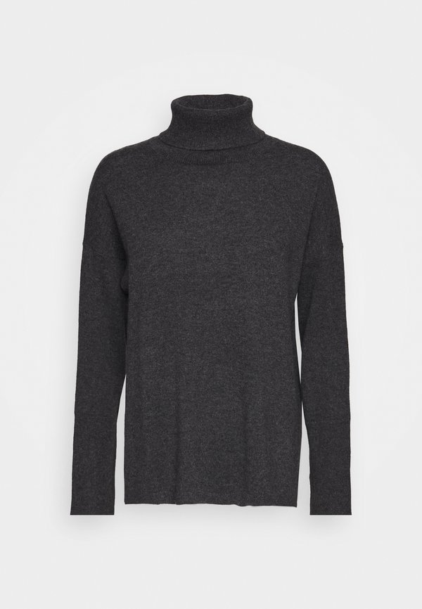 TURTLENECK LOOSE FIT TUNIC - Jumper - graphite