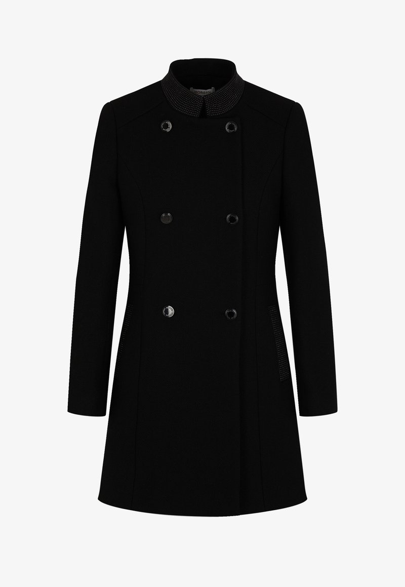 Trench Coat Femme Manteau Droit Boutonnu00e9 GSAMIA Morgan Noir