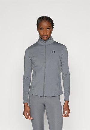 MOTION JACKET - Bluză de trening - clay green/black