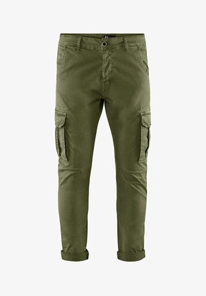 Bomboogie, SLIM IN GABARDINA - Cargohose - thyme green