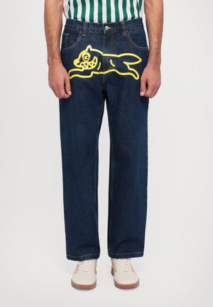RUNNING DOG DOUBLE SCOOP PANTS - Straight leg jeans - indigo