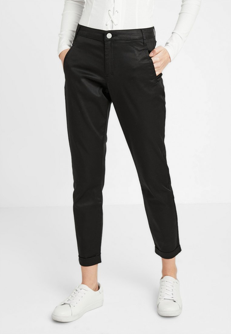 Vila VICHINO RWRE 7/8 NEW PANT-NOOS - Chino - black/Zwart - Zalando.nl