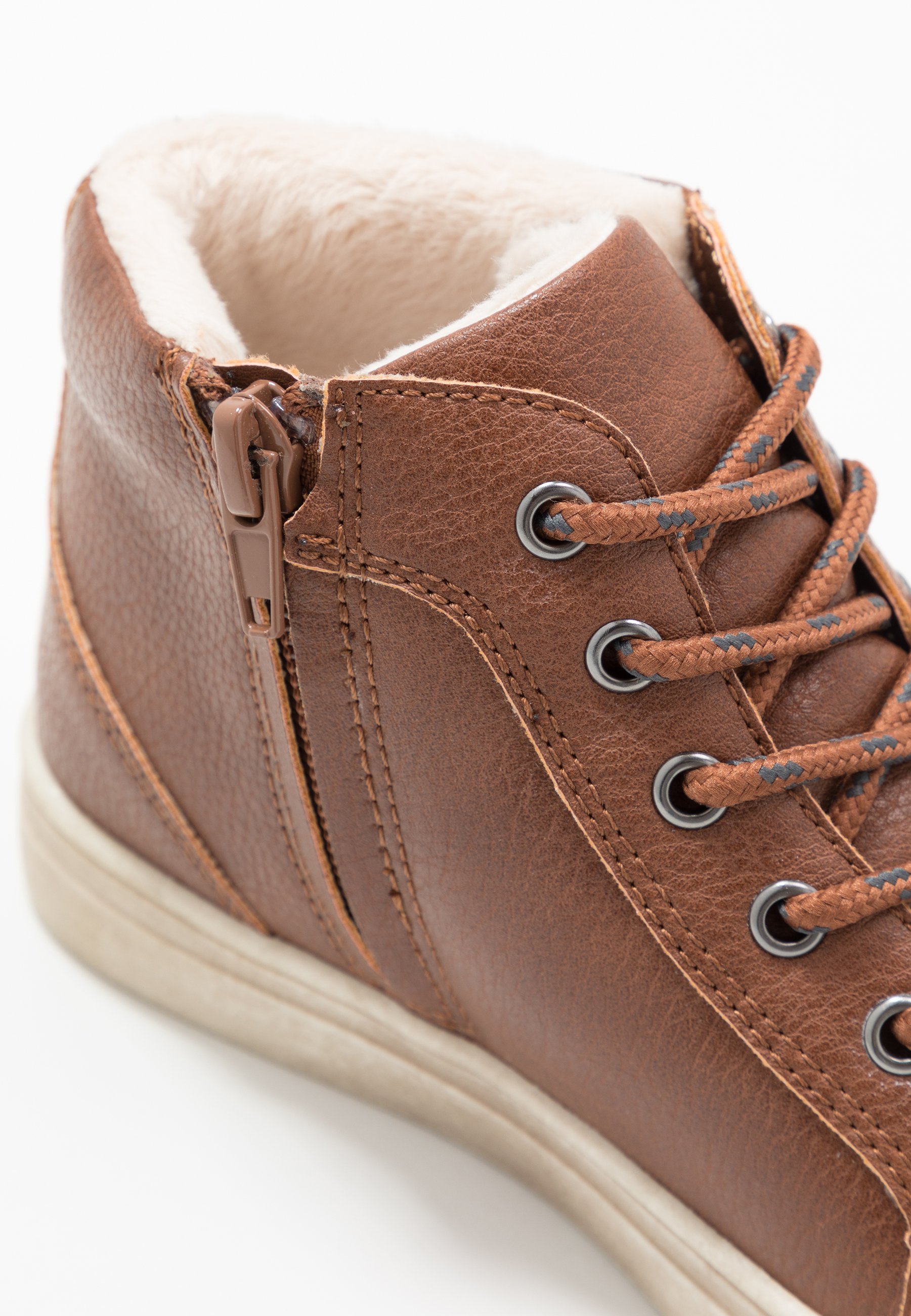 Friboo Sneakers hoog - cognac/Cognac - Zalando.nl
