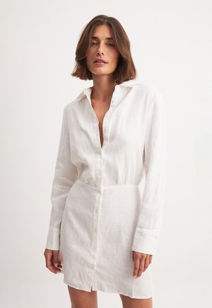 NA-KD Tričkové šaty - white