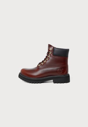 Timberland, HERITAGE 6 IN LACE WATERPROOF BOOT - Боти с връзки - burgundy full grain