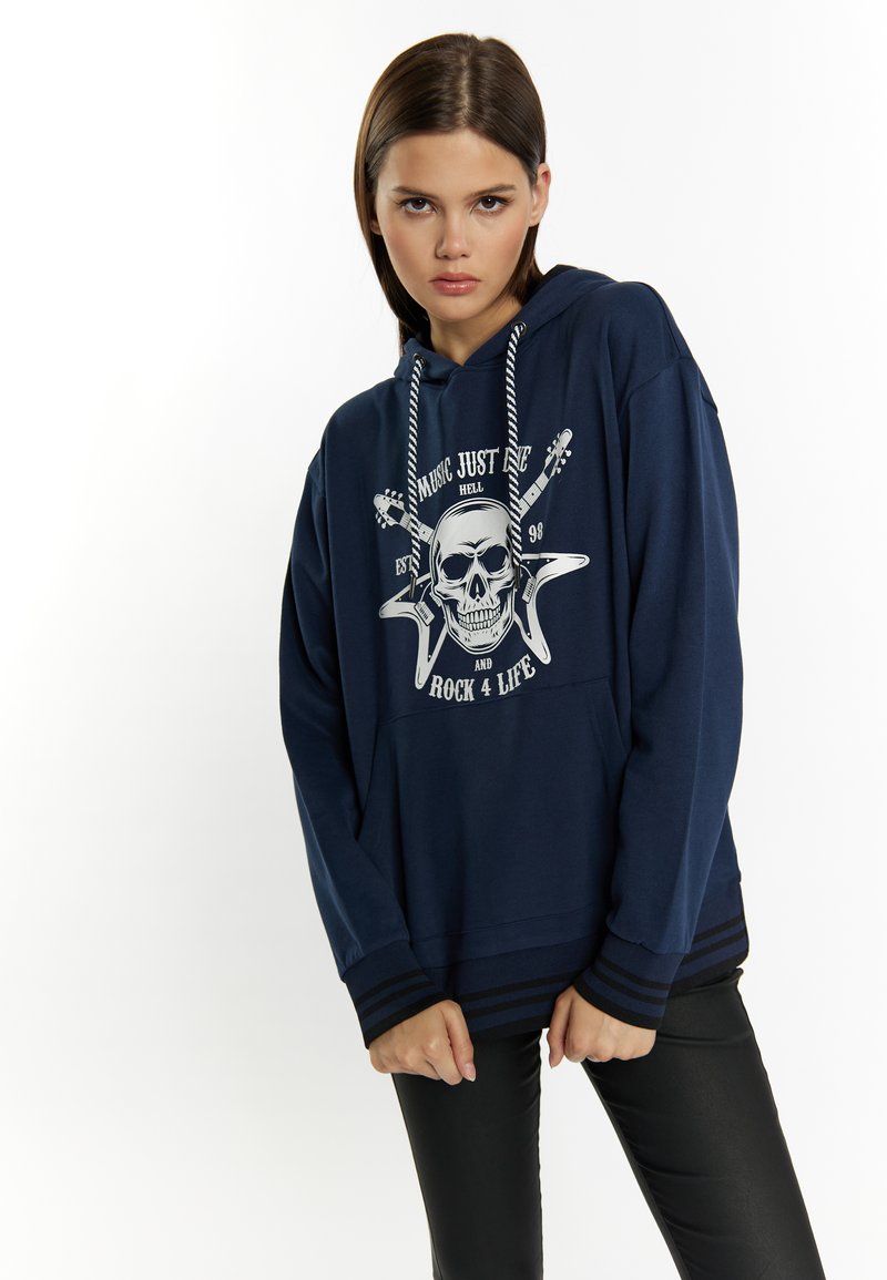 Momos Rocks myMo ROCKS Hoodie - marine/donkerblauw - Zalando.be