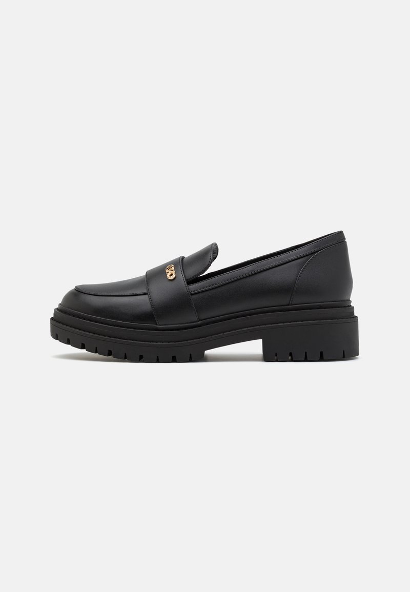 michael kors black slip ons