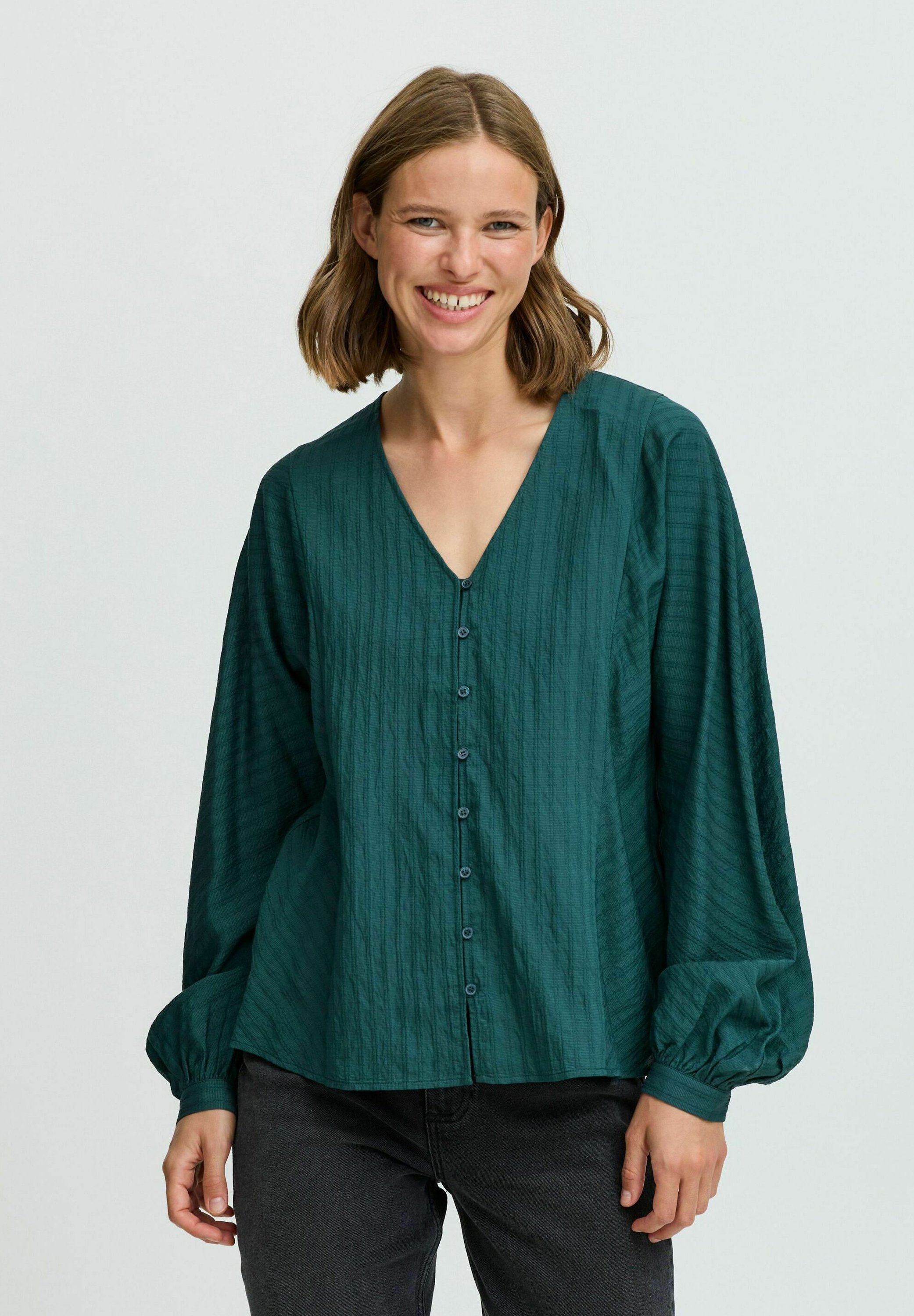 売れ筋商品|||ビーヤング シャツ レディース トップス BYJAYELLE - Blouse - sea moss b.young BYJAYELLE - Blouse - sea moss/wintergroen - Zalando.nl