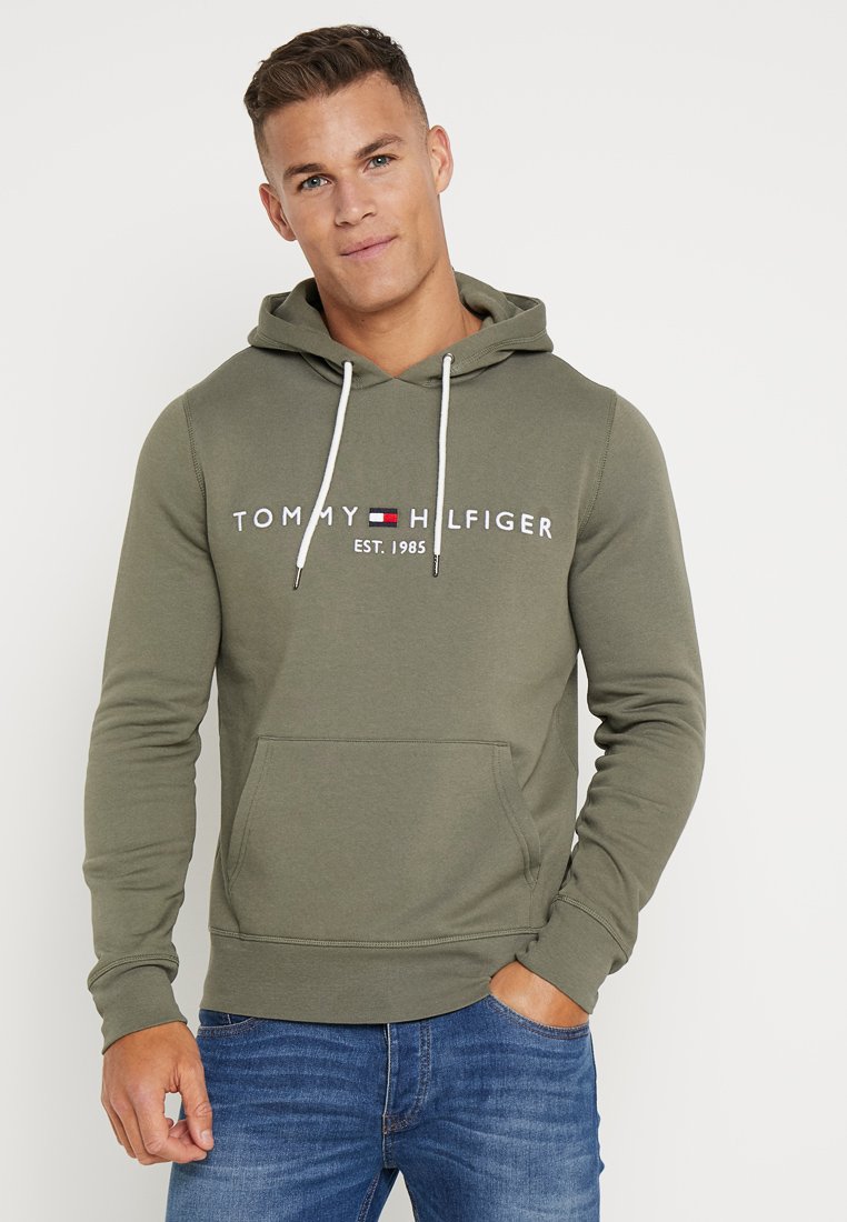 LOGO - HOODY Kapuzenpullover Hilfiger Tommy green/grün -