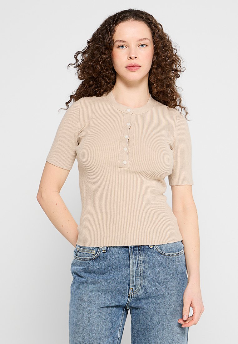 Abercrombie & Fitch T-shirt basic beige