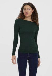 VERO MODA Vmrosa LS V-Neck Lace Top Ga Jrs Noos Maglietta a Maniche