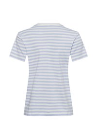 Marie Lund Print T-shirt - hellblau ecru