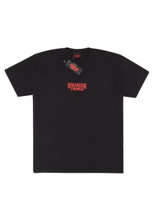 STRANGER THINGS DEMOGORGON UPSIDE DOWN - T-shirts print - black