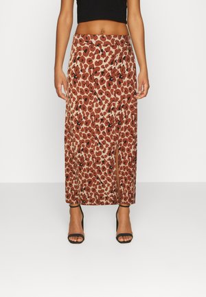 VILANA MIDI SLIT SKIRT - A-line skirt - leo