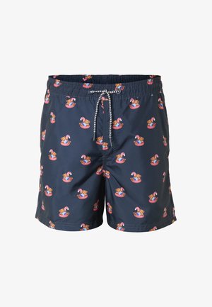 Chill Pill, FLAMINGO BEAR SWIM SHORT - Swimming shorts - navy blue